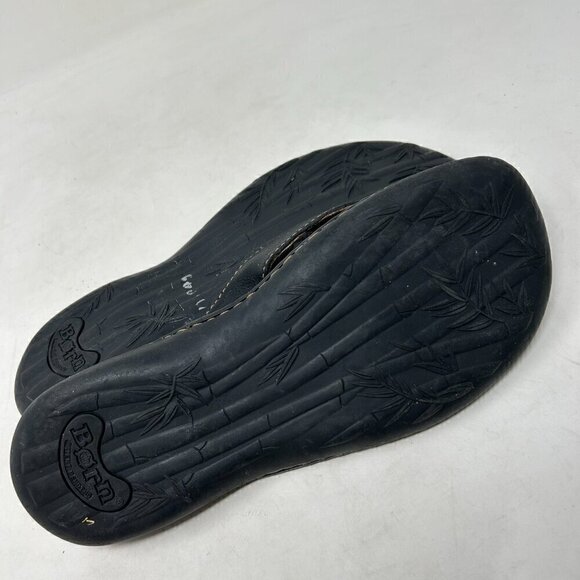 Born Black Leather Flip Flop Sandals US 9 EUR 40.5 - Picture 4 of 4